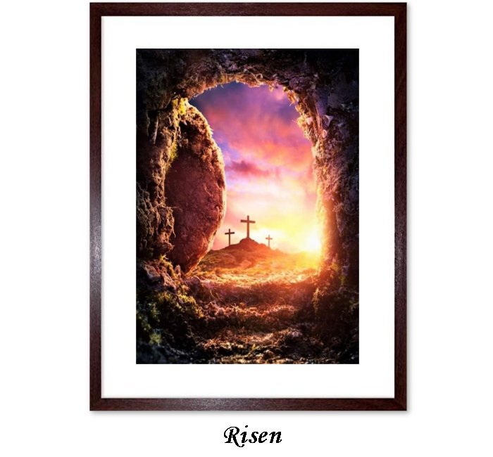 Risen Framed Print